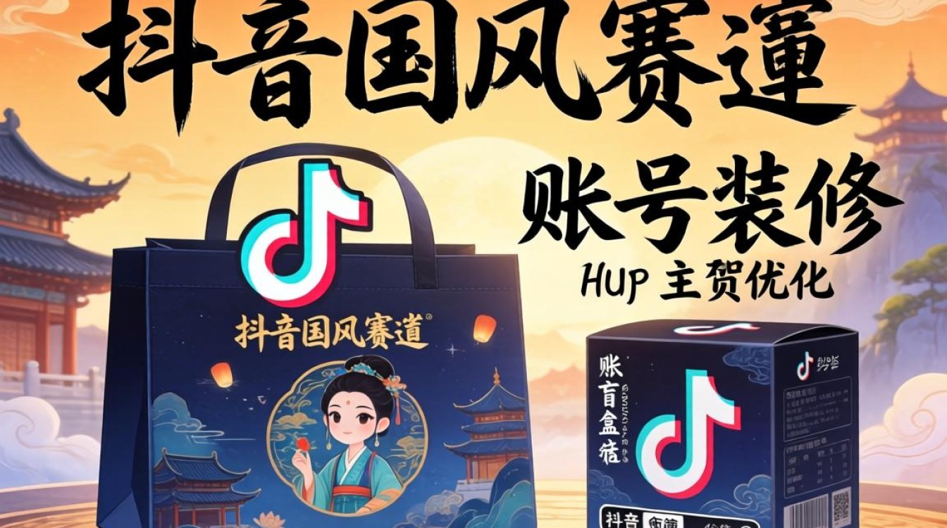 抖音国风盲盒账号装修与主页优化技巧