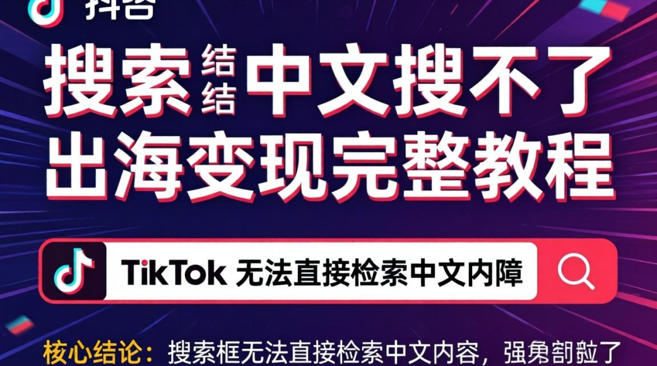 TikTok 搜索技巧与出海变现完整教程