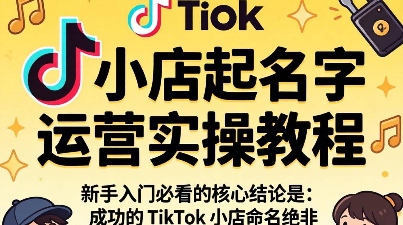 TikTok 小店起名技巧与运营实操
