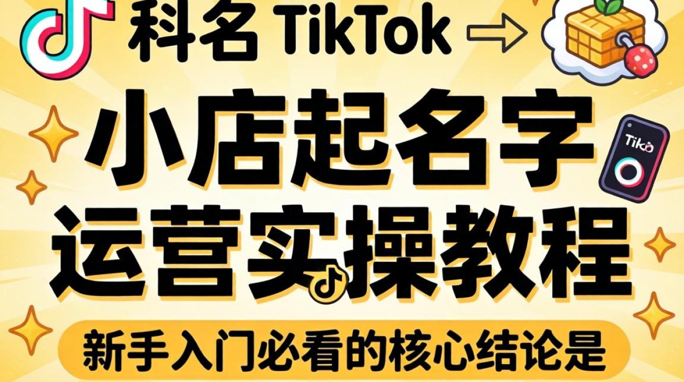TikTok 小店起名技巧与运营实操