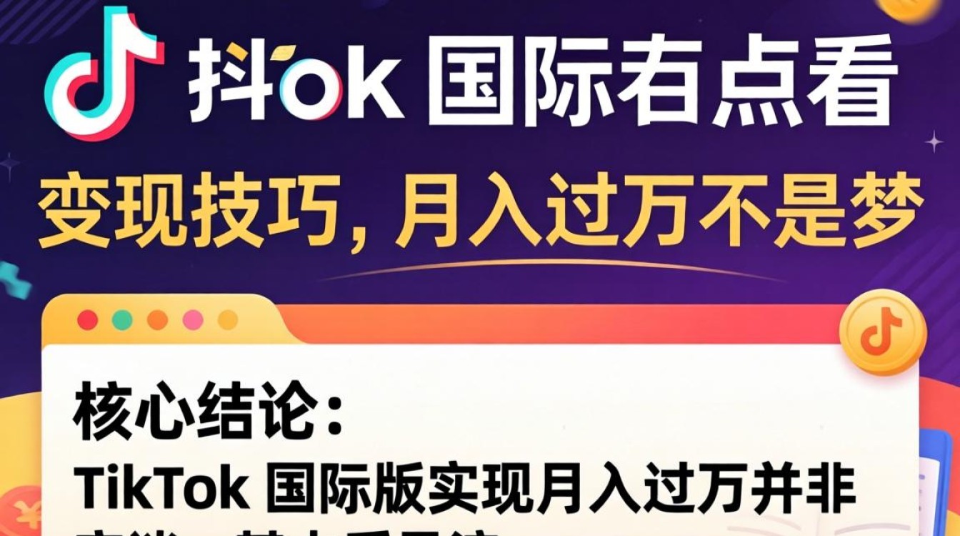 TikTok 变现技巧月入过万