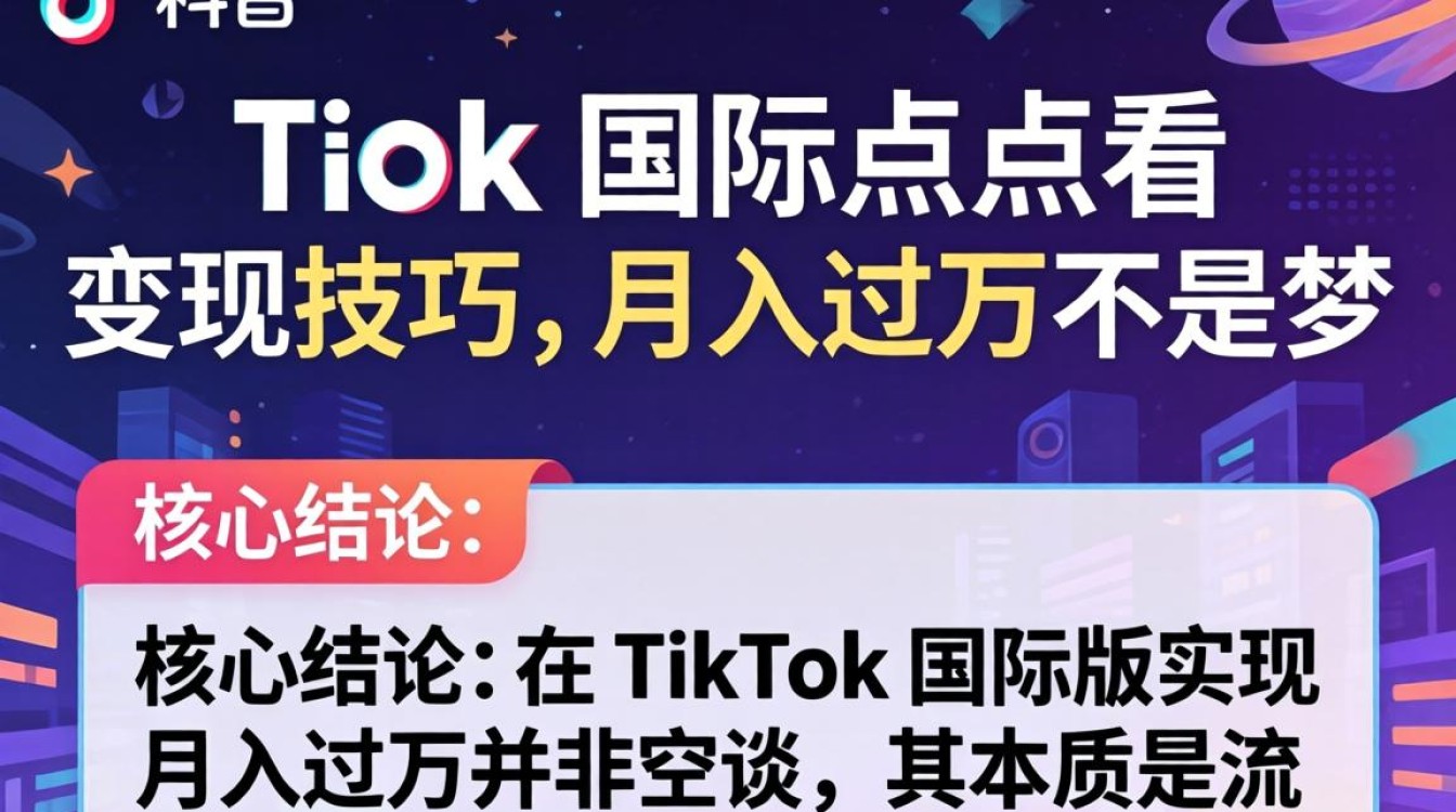 TikTok 变现技巧月入过万