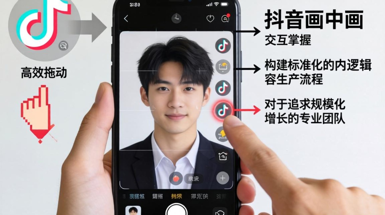 抖音的画中画怎么拖动