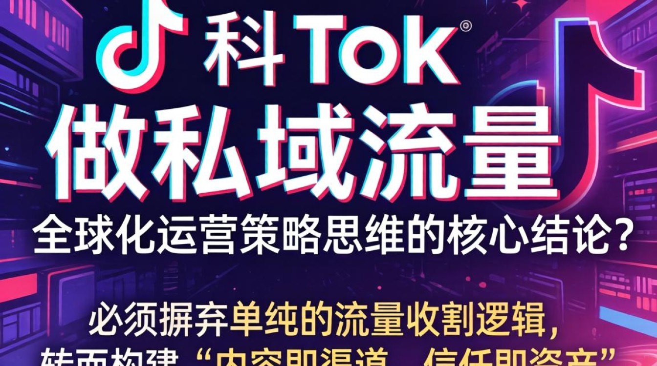 TikTok 做私域流量 全球化运营策略思维