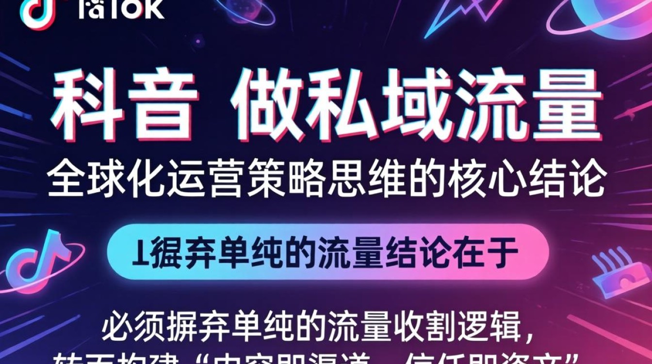 TikTok 做私域流量 全球化运营策略思维