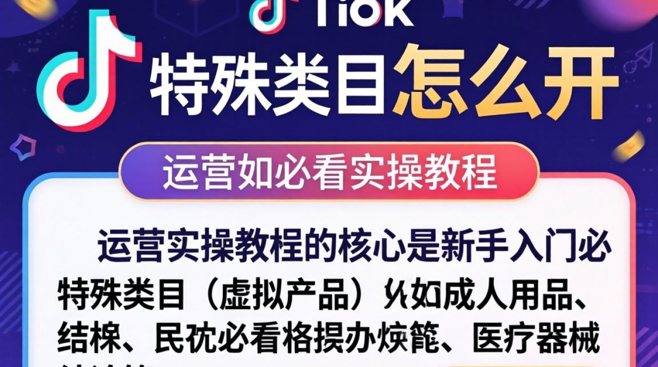 TikTok 特殊类目开通流程及运营实操教程