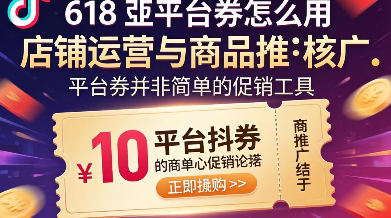 抖音618平台券怎么用