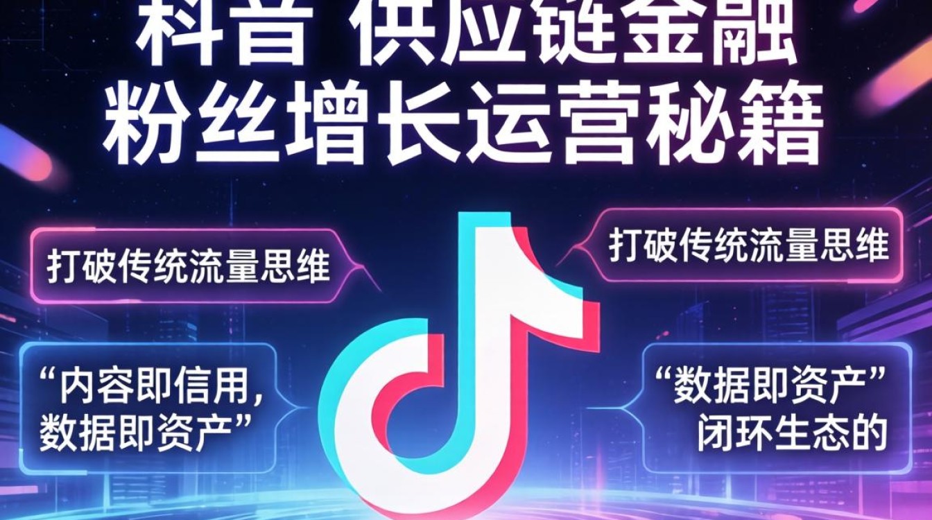TikTok 供应链金融 粉丝增长运营秘籍