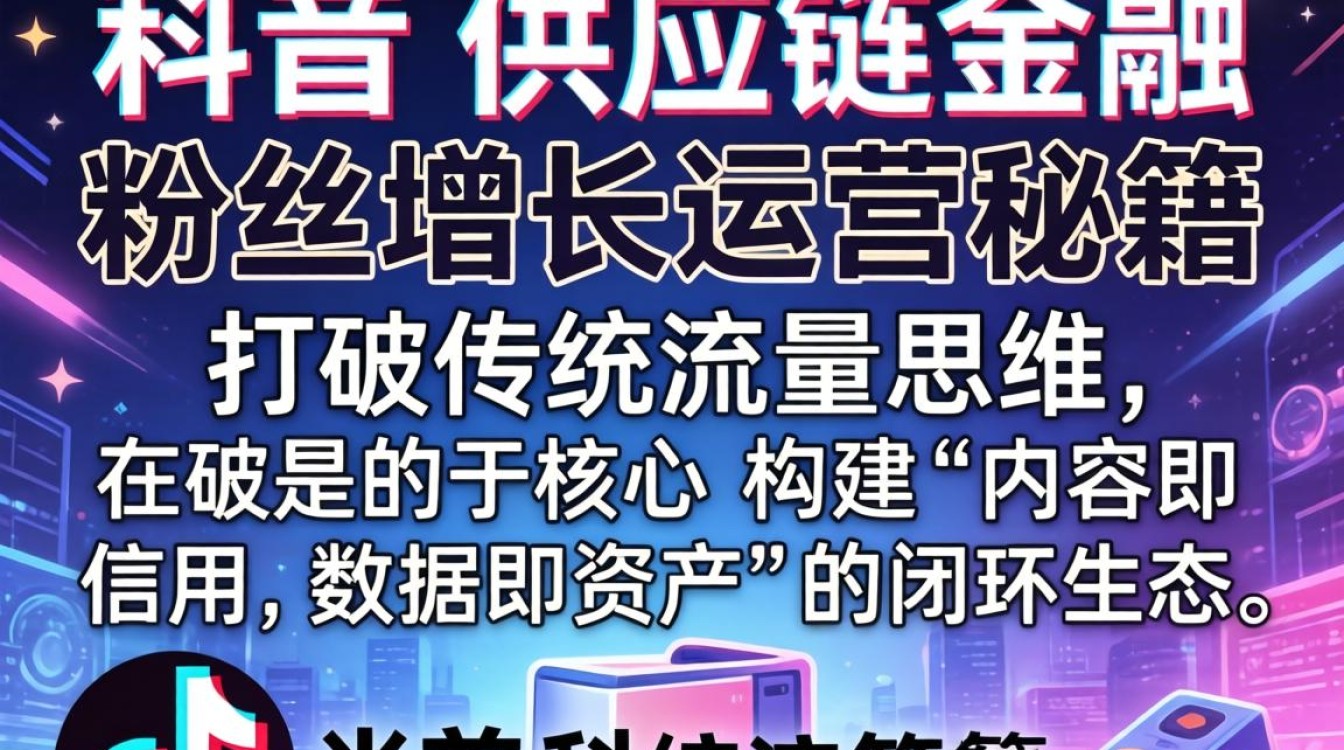 TikTok 供应链金融 粉丝增长运营秘籍