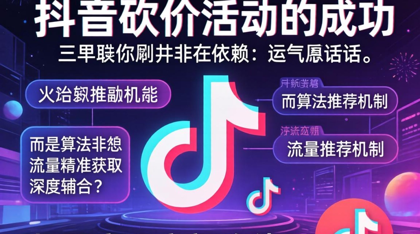 抖音砍价技巧与流量获取算法