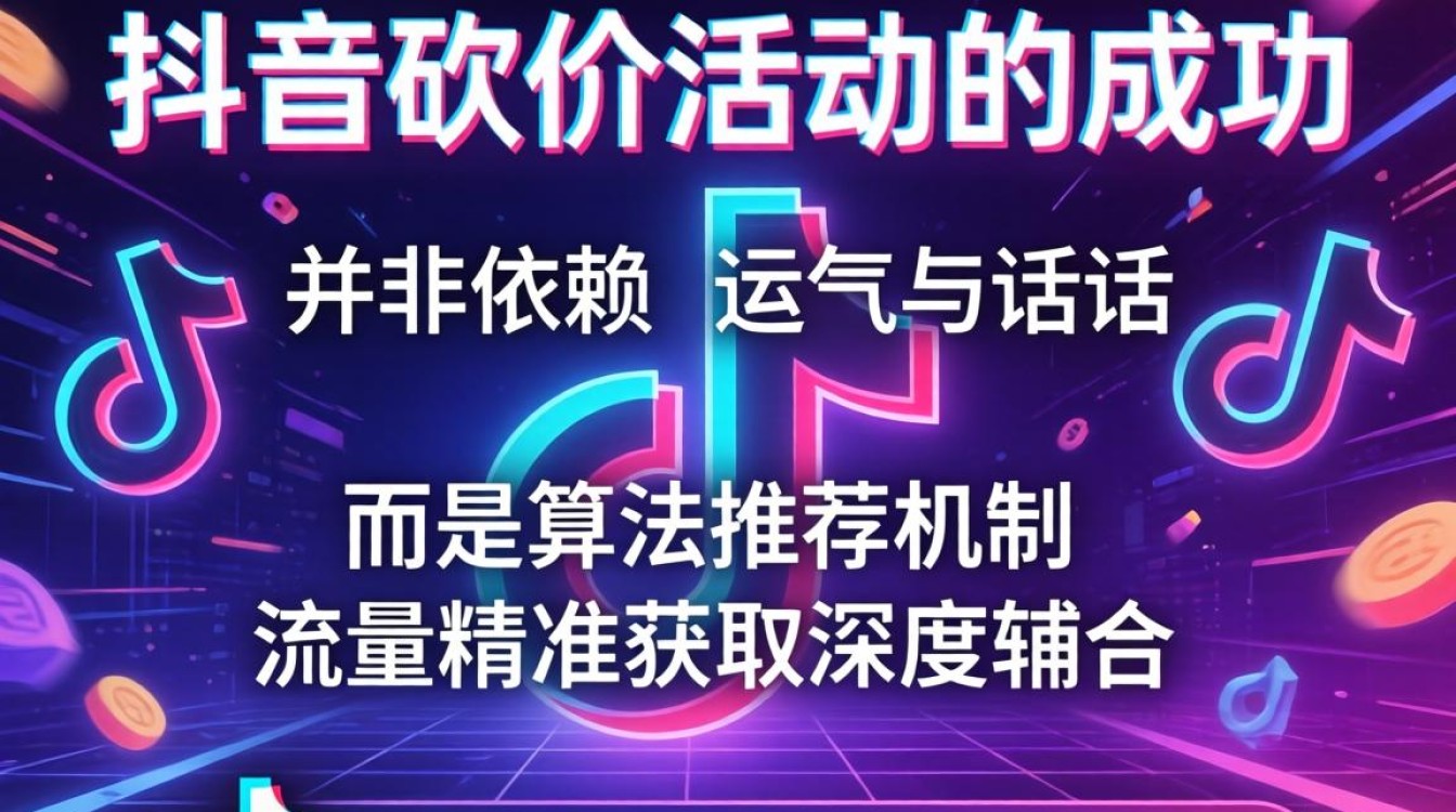抖音砍价技巧与流量获取算法