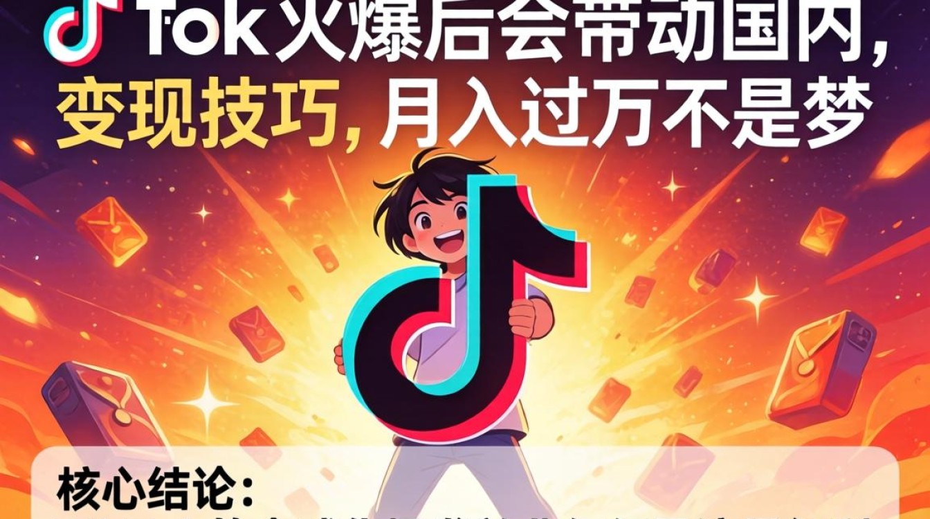 TikTok 火爆后会带动国内 变现技巧