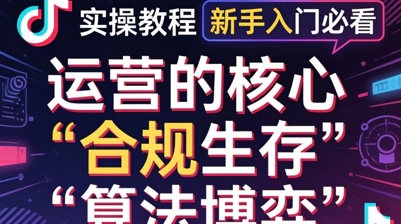 TikTok 平台政策和趋势运营实操教程新手入门必看