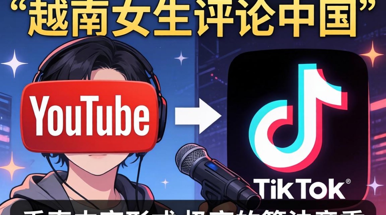YouTube 越南 TikTok 女生评论中国 SEO 优化提升曝光