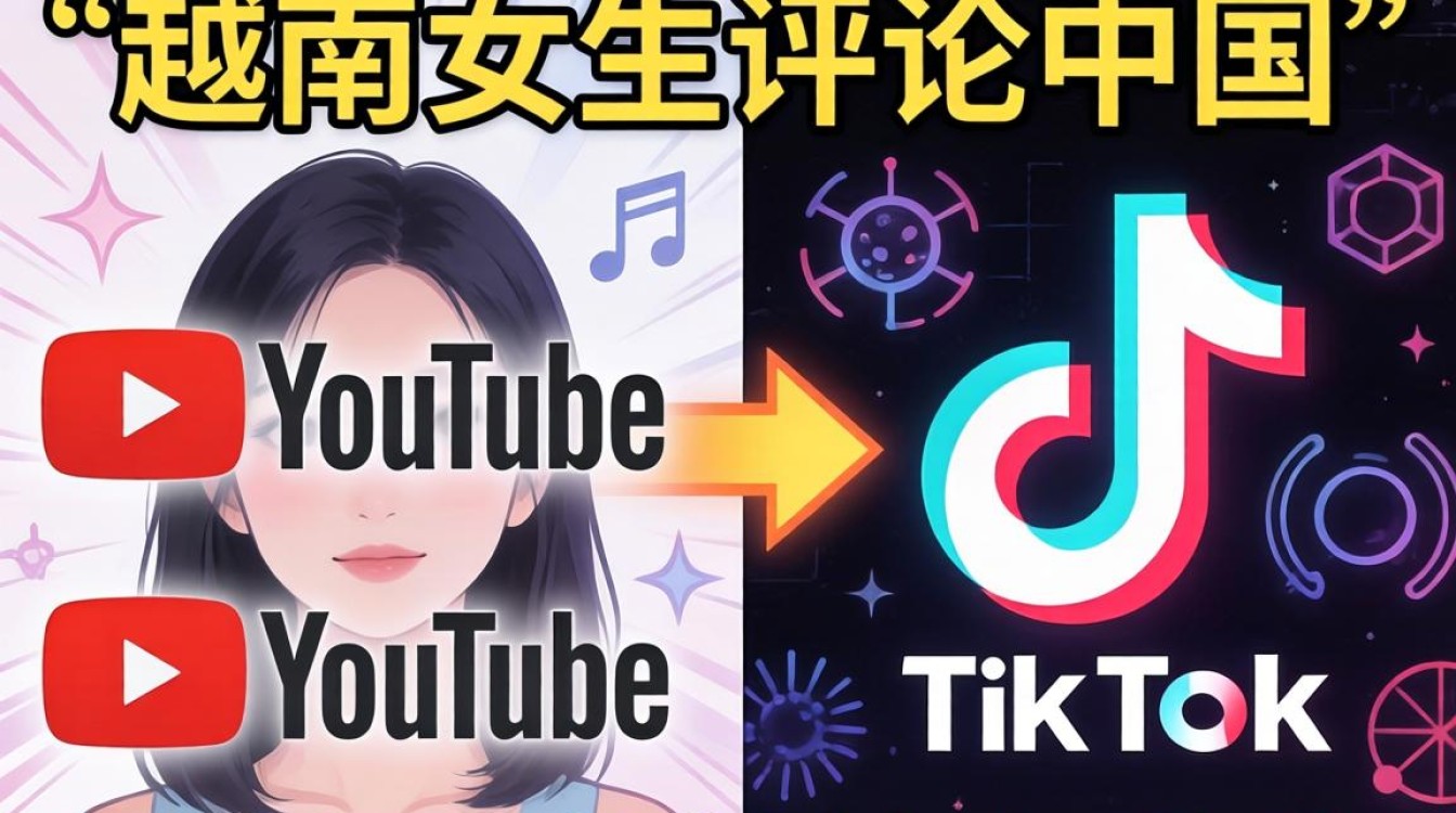 YouTube 越南 TikTok 女生评论中国 SEO 优化提升曝光