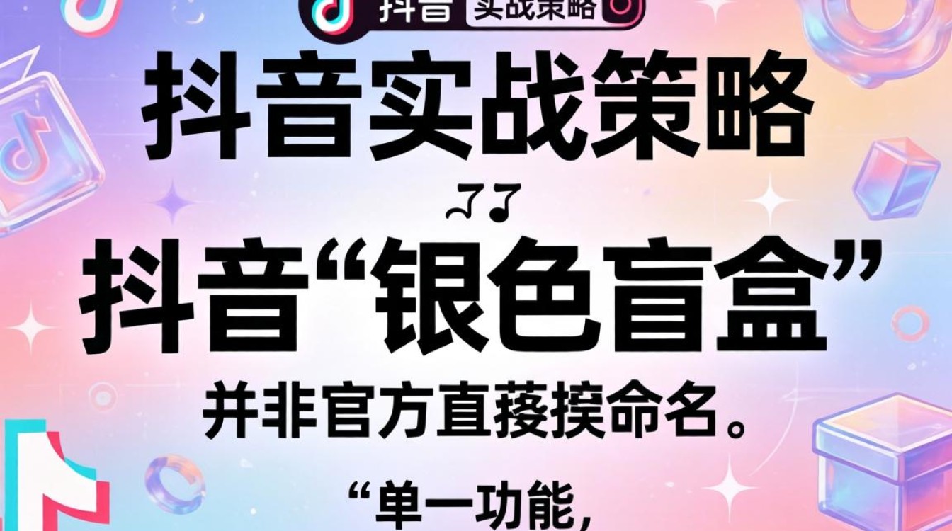 抖音银色盲盒获取方式与爆款创作技巧