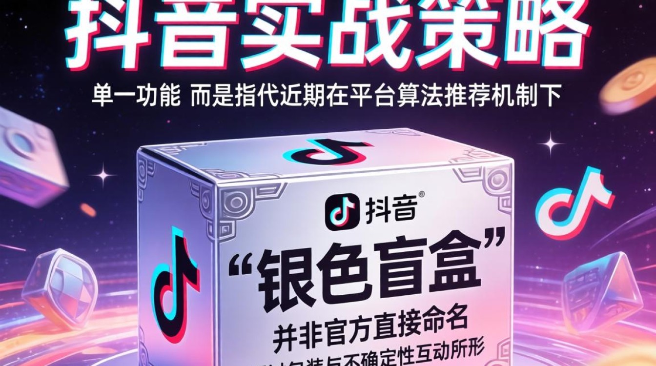 抖音银色盲盒获取方式与爆款创作技巧