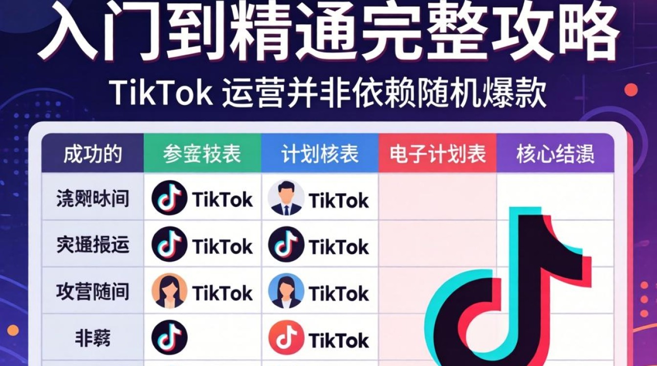 TikTok 电子计划表 从入门到精通完整攻略