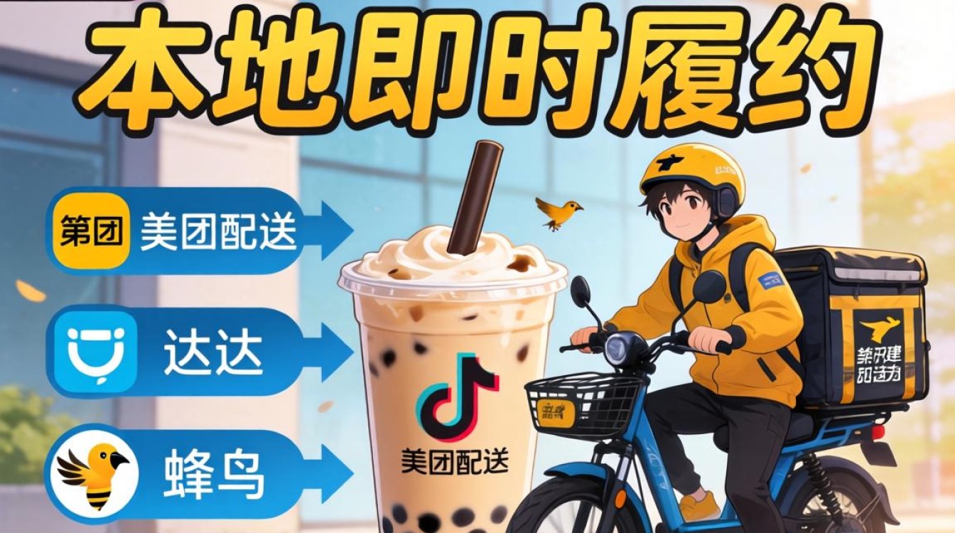 抖音团购奶茶怎么配送的