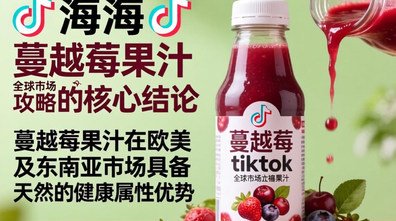 蔓越莓果汁在TikTok如何跨境出海