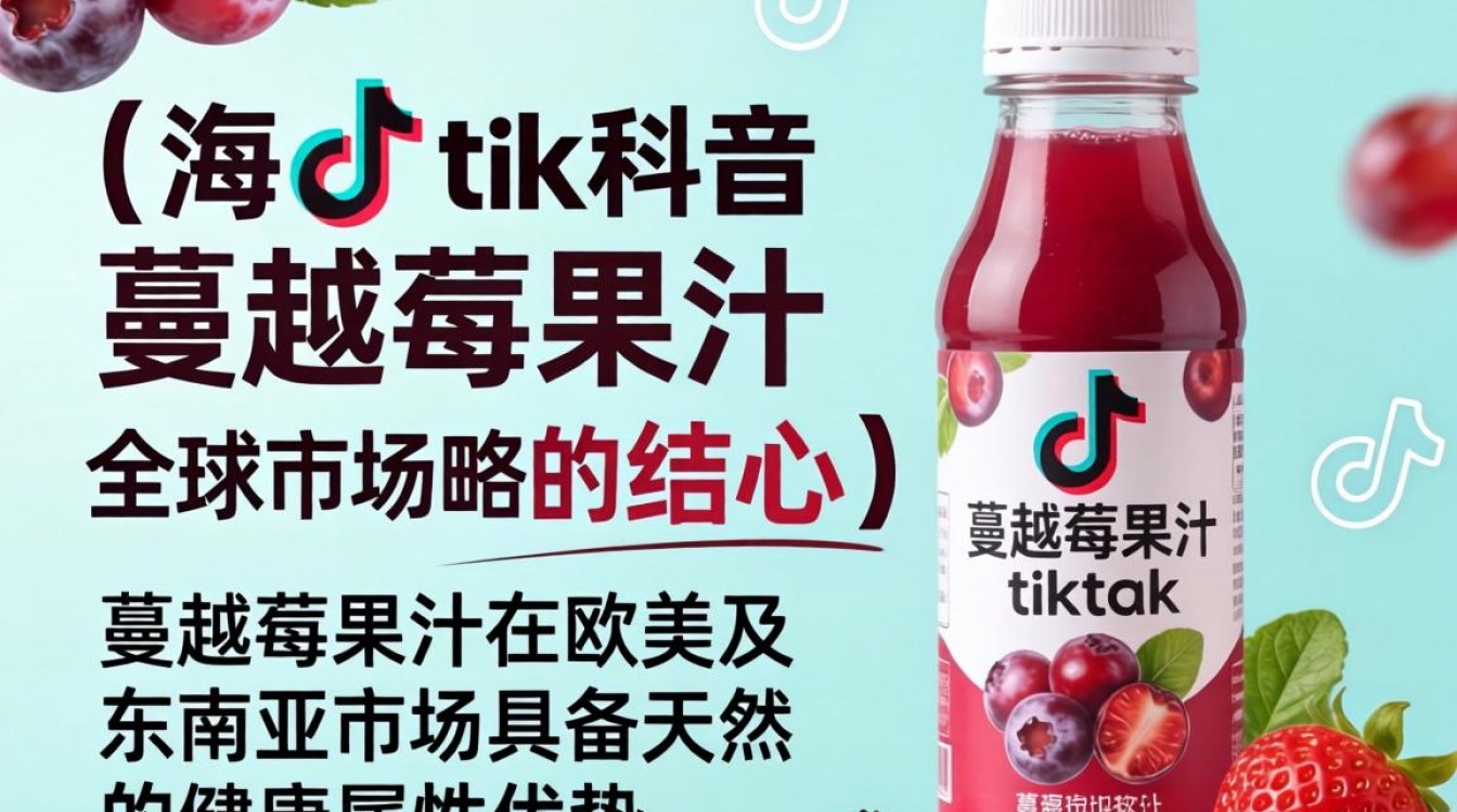 蔓越莓果汁在TikTok如何跨境出海