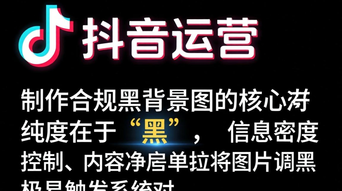 抖音怎么制作黑背景图避免违规被封