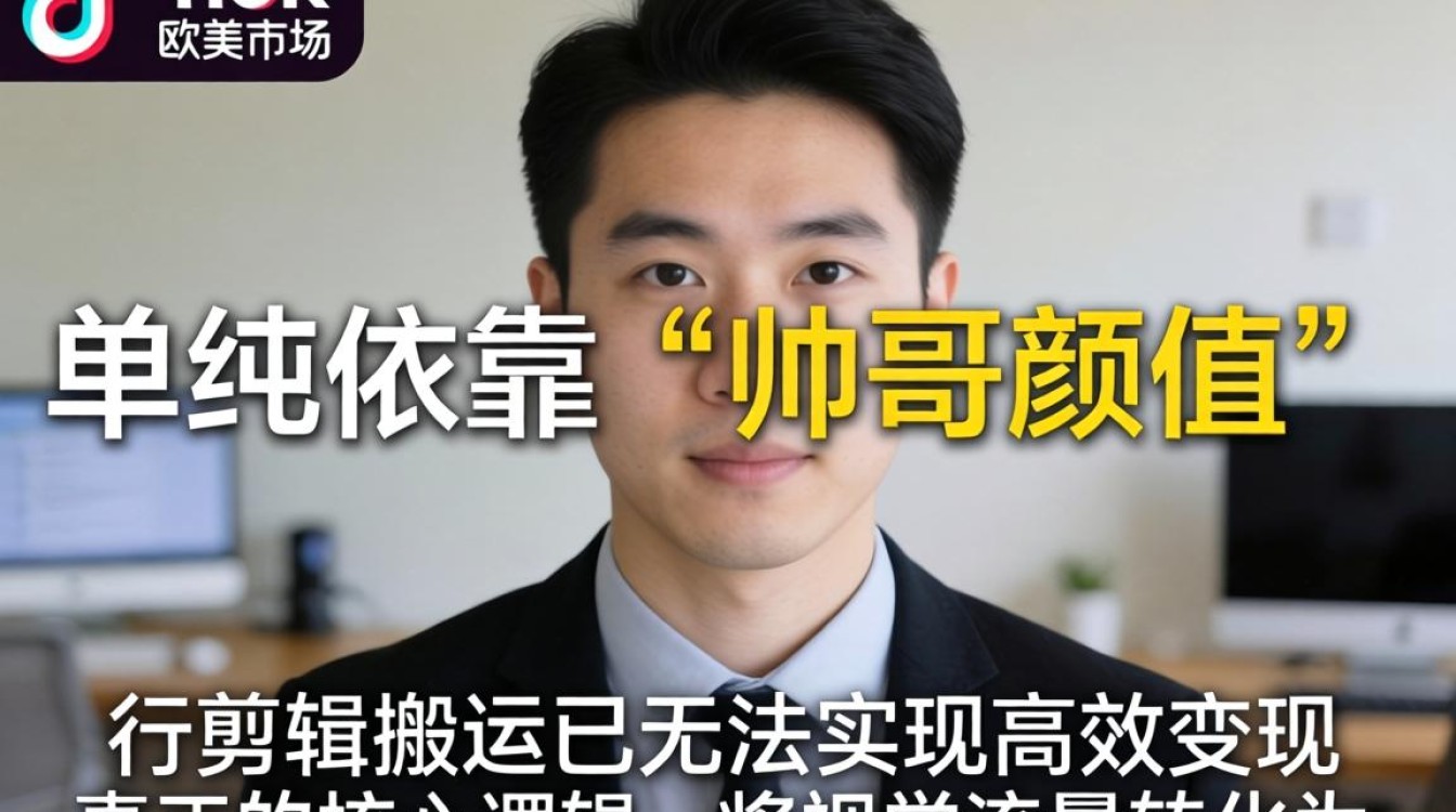 TikTok 欧美帅哥剪辑视频变现技巧