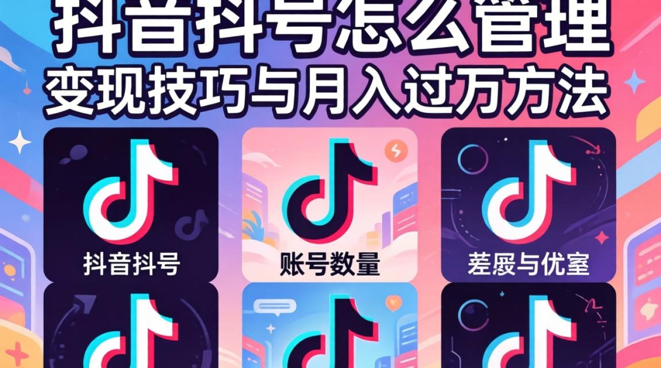 抖音多账号运营变现技巧与月入过万方法