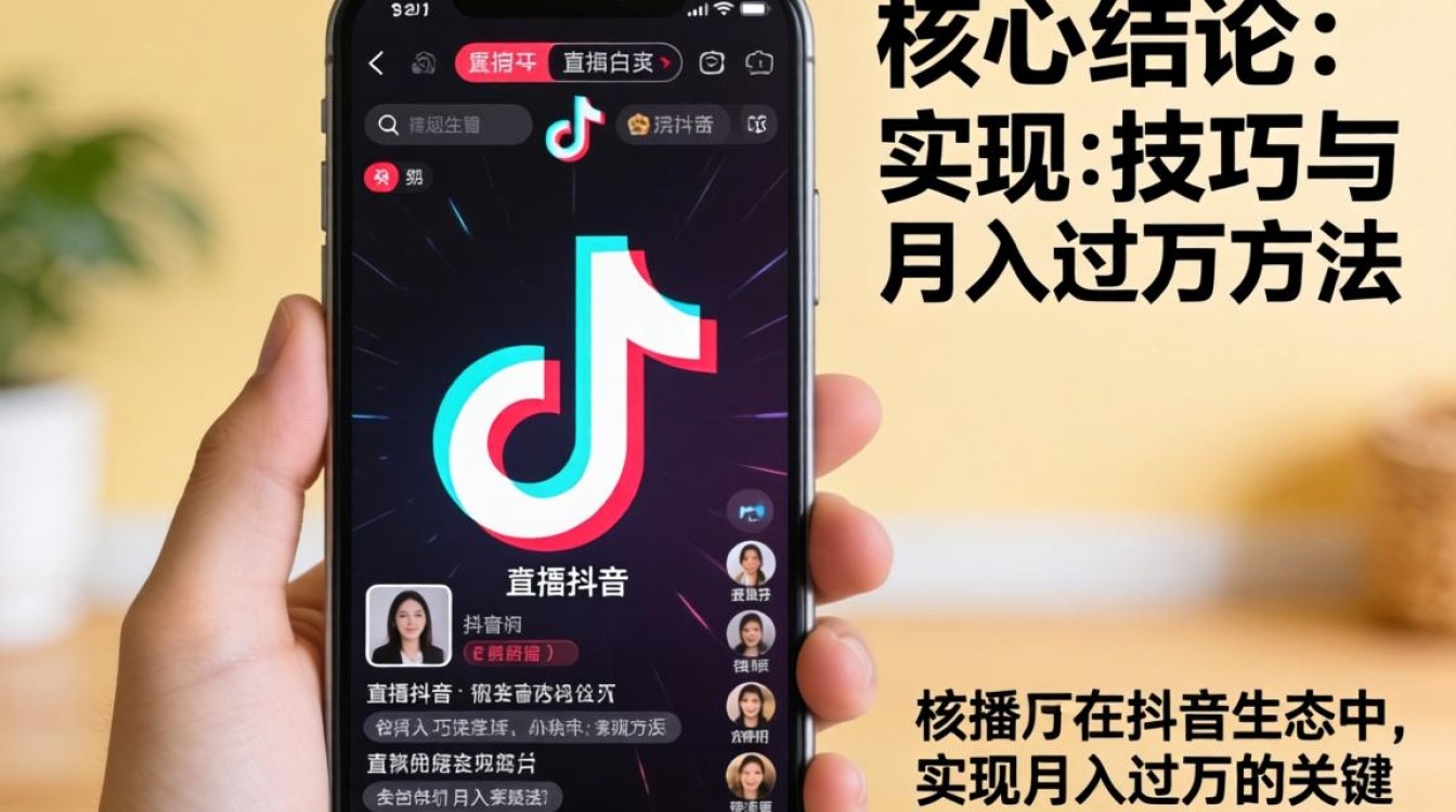 抖音直播变现技巧与月入过万方法
