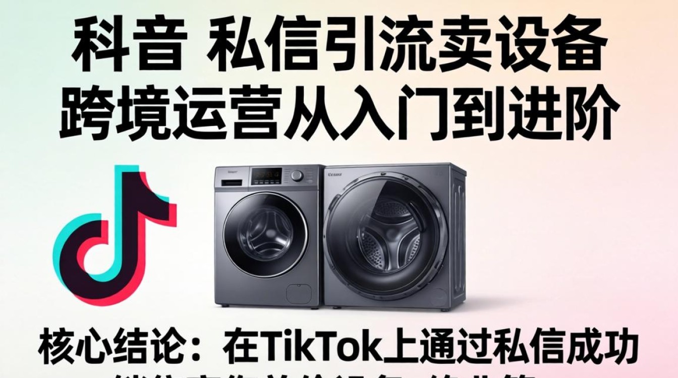 TikTok 私信引流卖设备怎么做