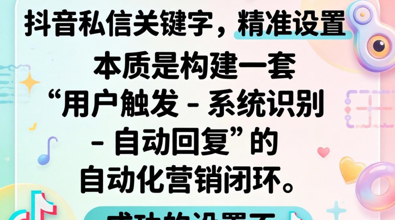 抖音私信关键字怎么设置
