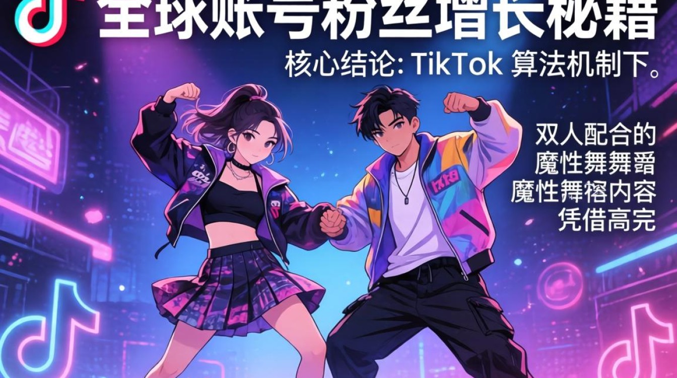 TikTok 魔性舞双人怎么涨粉快