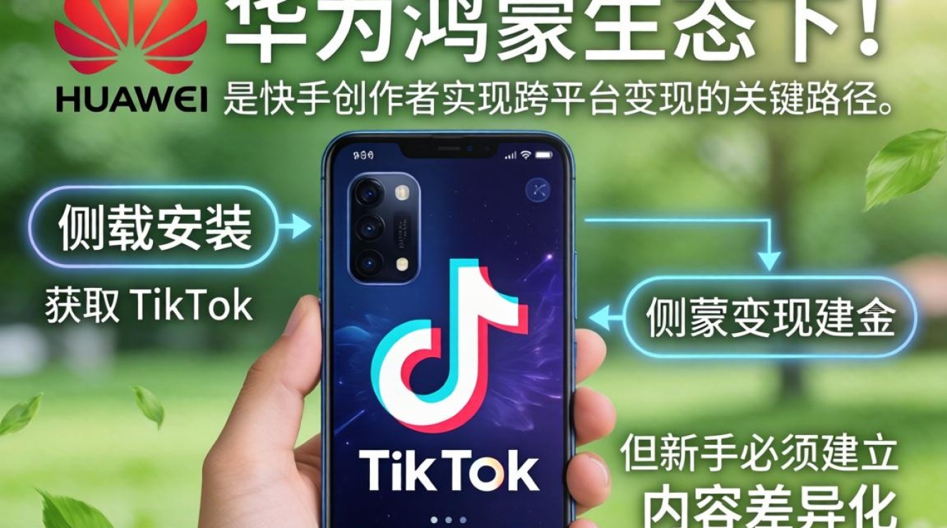 快手华为鸿蒙怎么下载tiktok变现方法新手必看