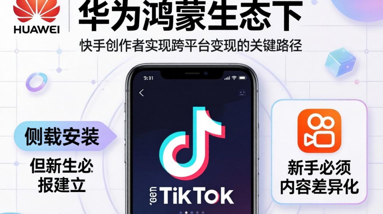 快手华为鸿蒙怎么下载tiktok变现方法新手必看