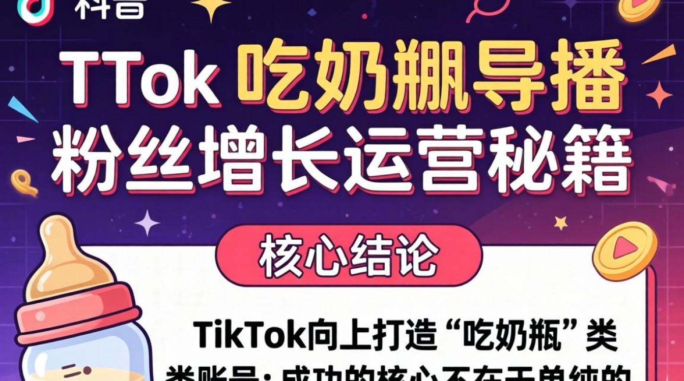 TikTok 吃奶瓶博主粉丝增长运营秘籍