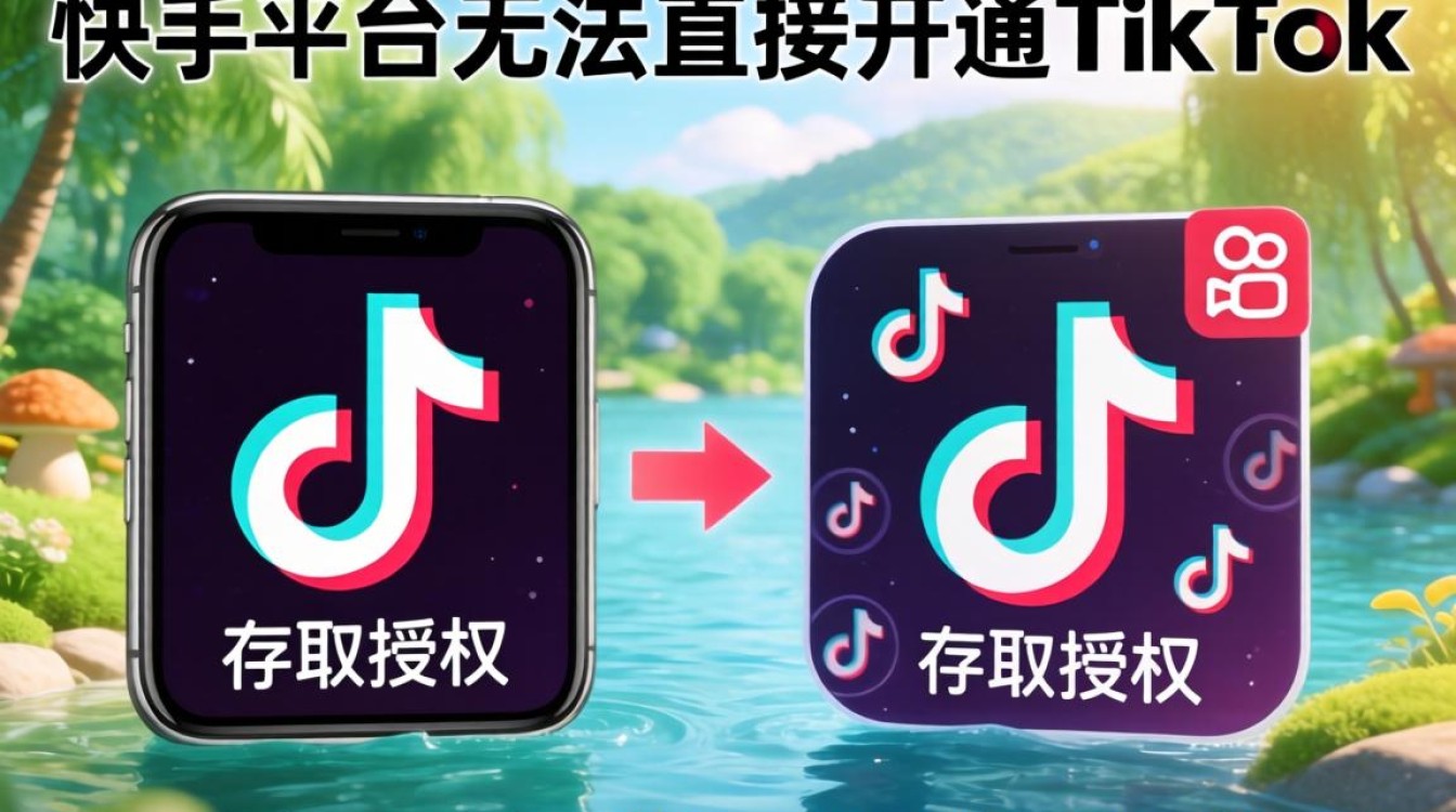 快手如何开通TikTok存取权限