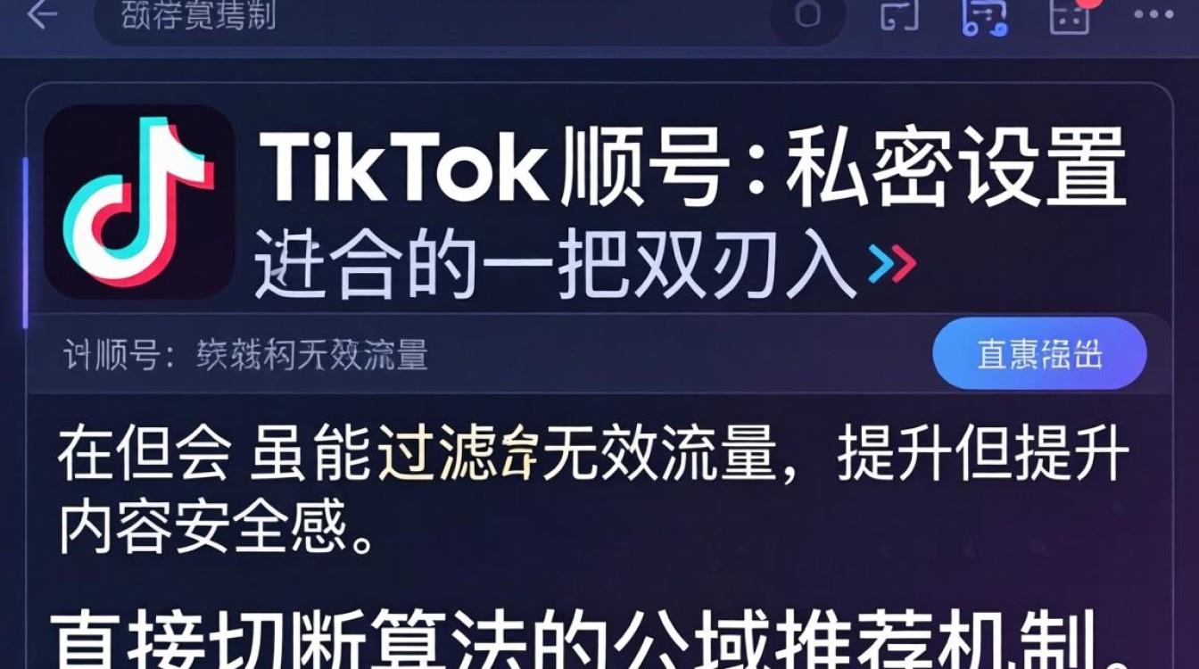 TikTok 私密账号设置步骤及粉丝增长秘籍