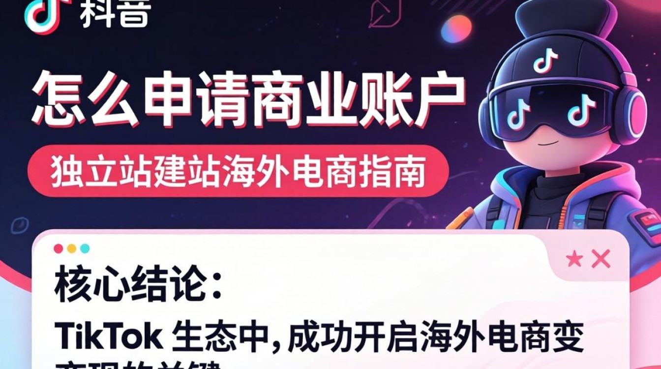 TikTok 怎么申请商业账户