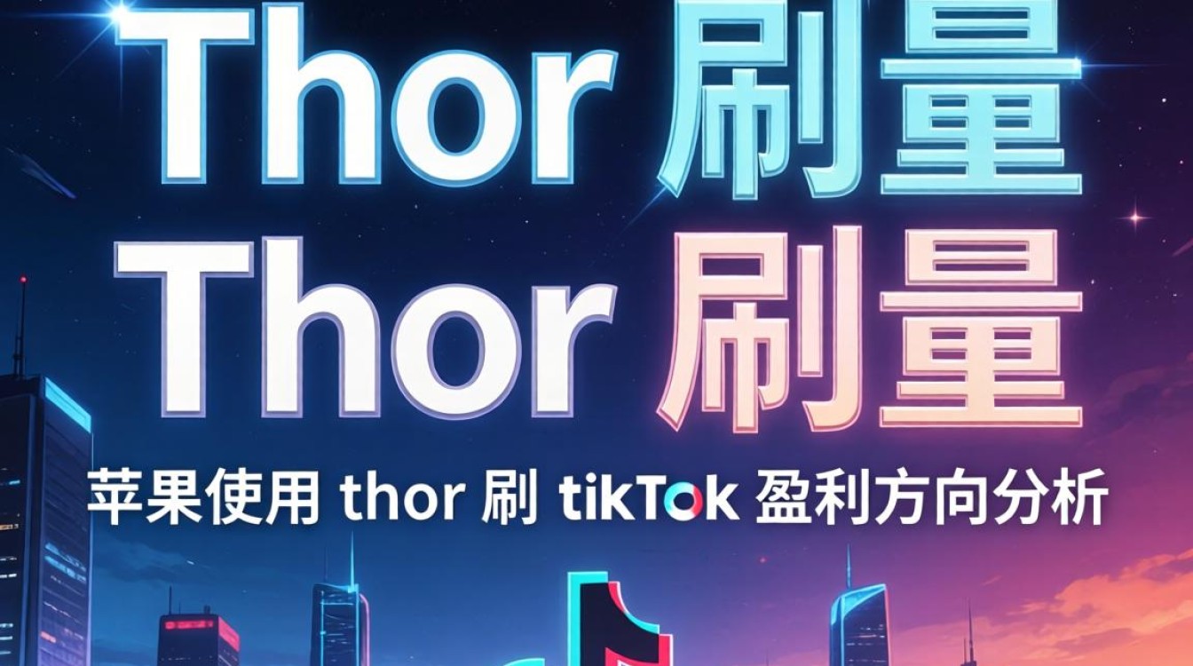 苹果使用thor刷tiktok怎么盈利