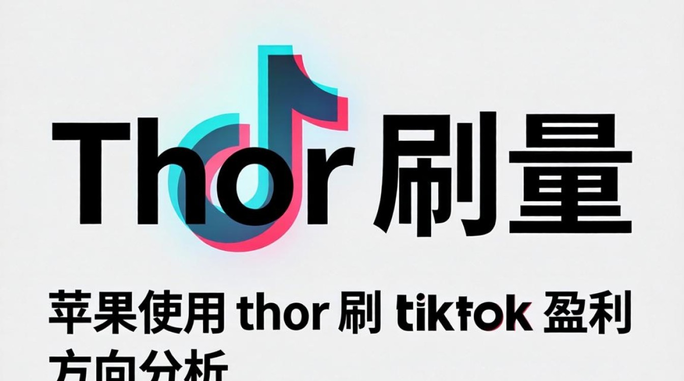 苹果使用thor刷tiktok怎么盈利