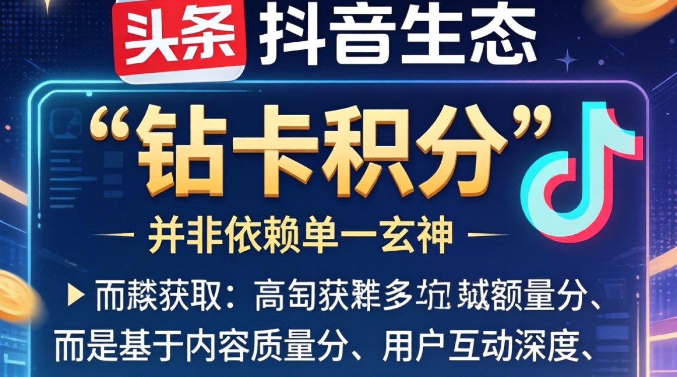 头条抖音怎么得钻卡积分