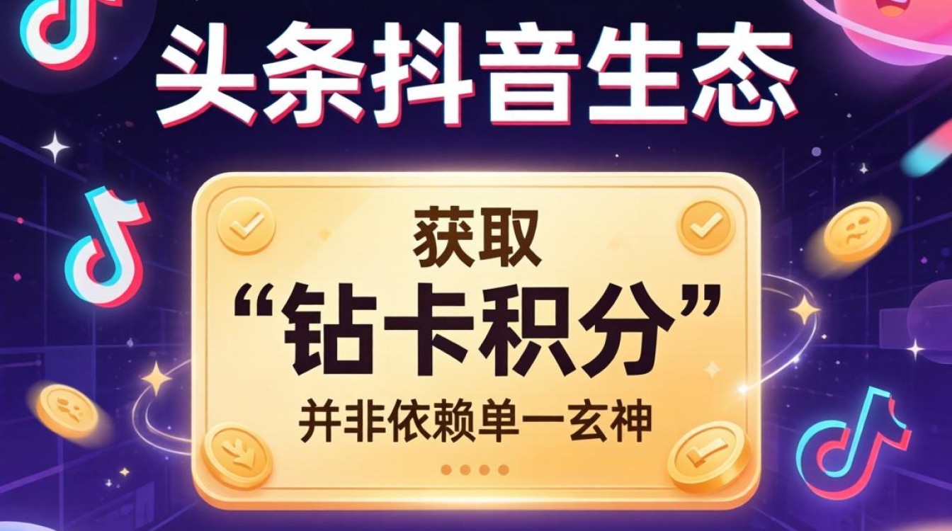 头条抖音怎么得钻卡积分