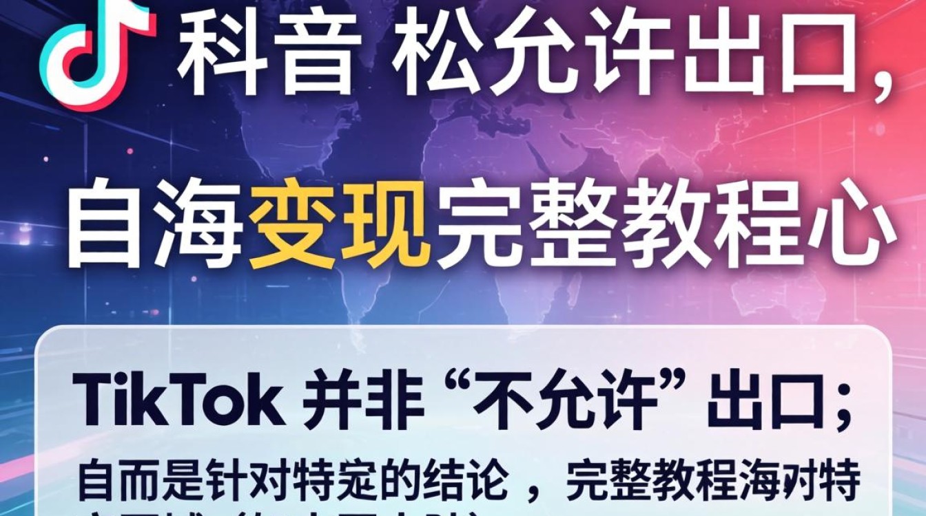 TikTok 不允许出口怎么办
