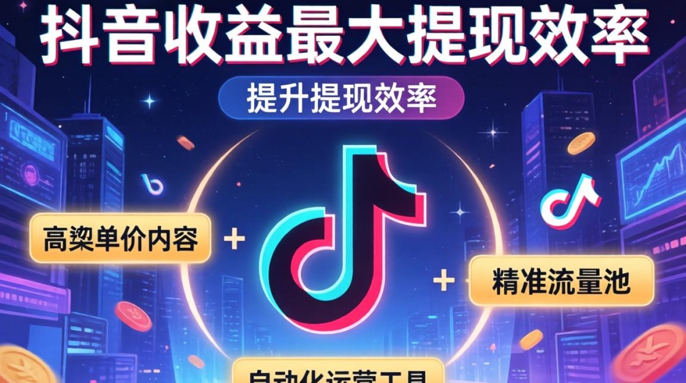 抖音提现技巧与效率提升神器推荐