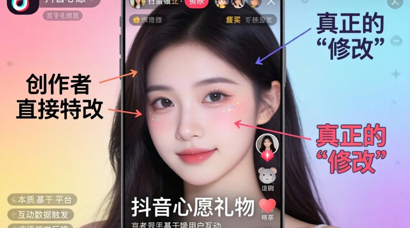 抖音怎么改心愿礼物特效