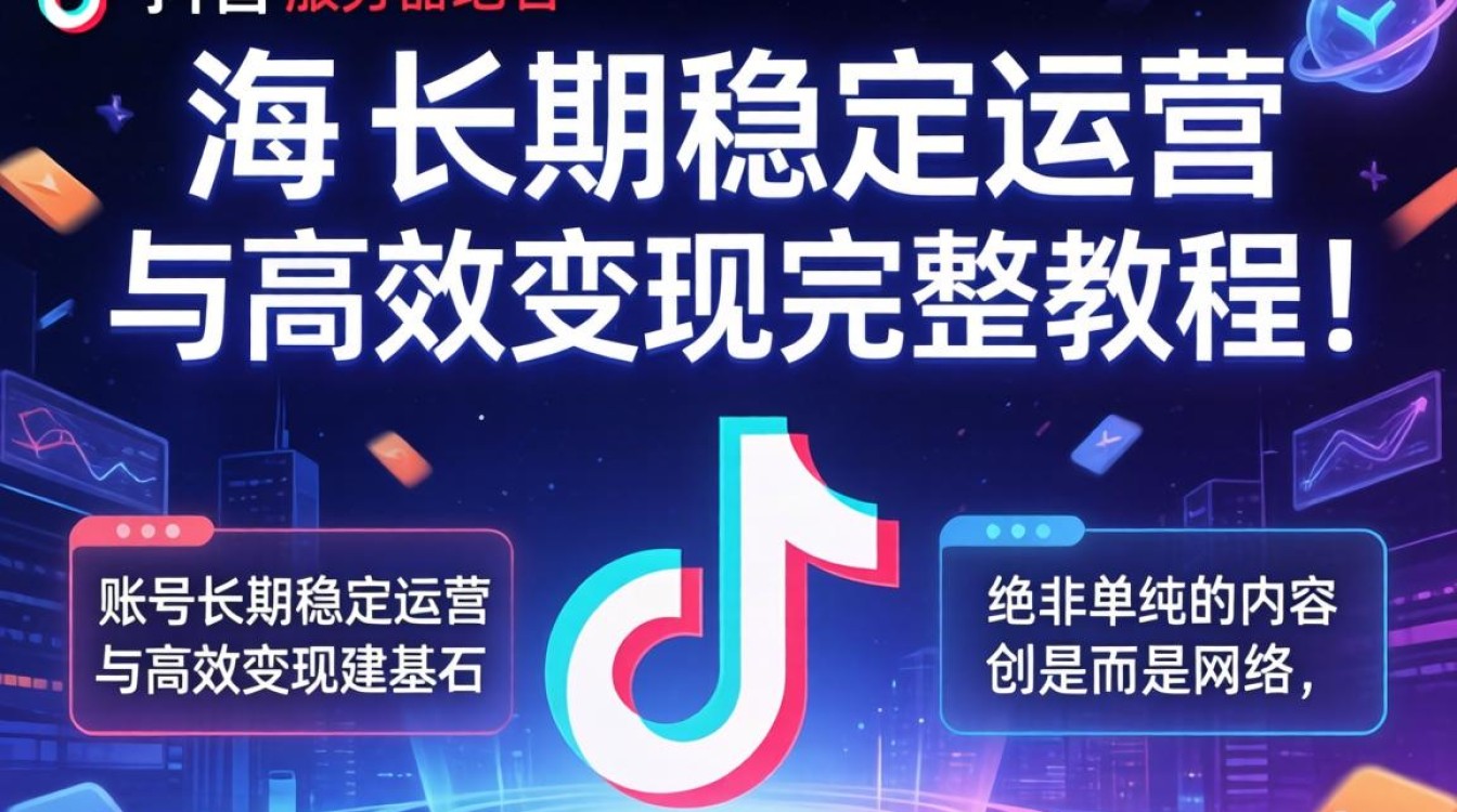 TikTok 服务器域名出海变现完整教程