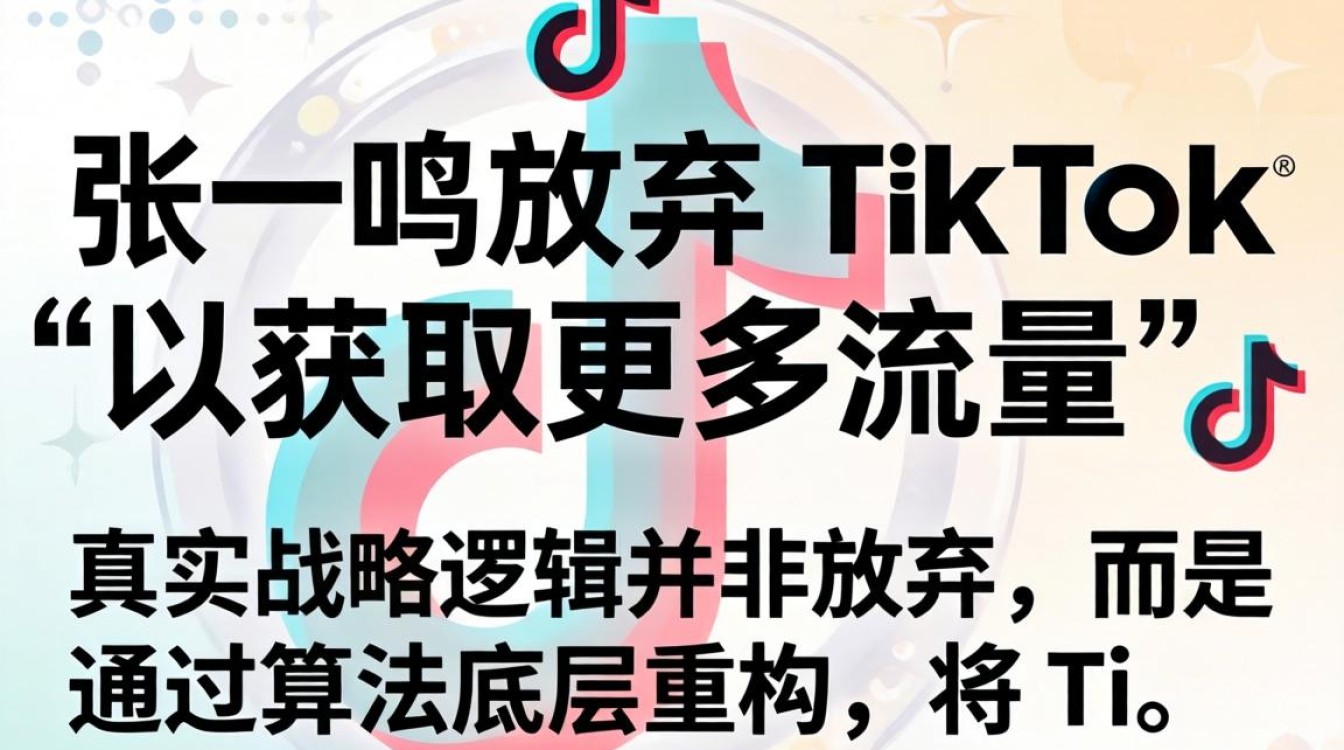 张一鸣放弃 TikTok 是真的吗