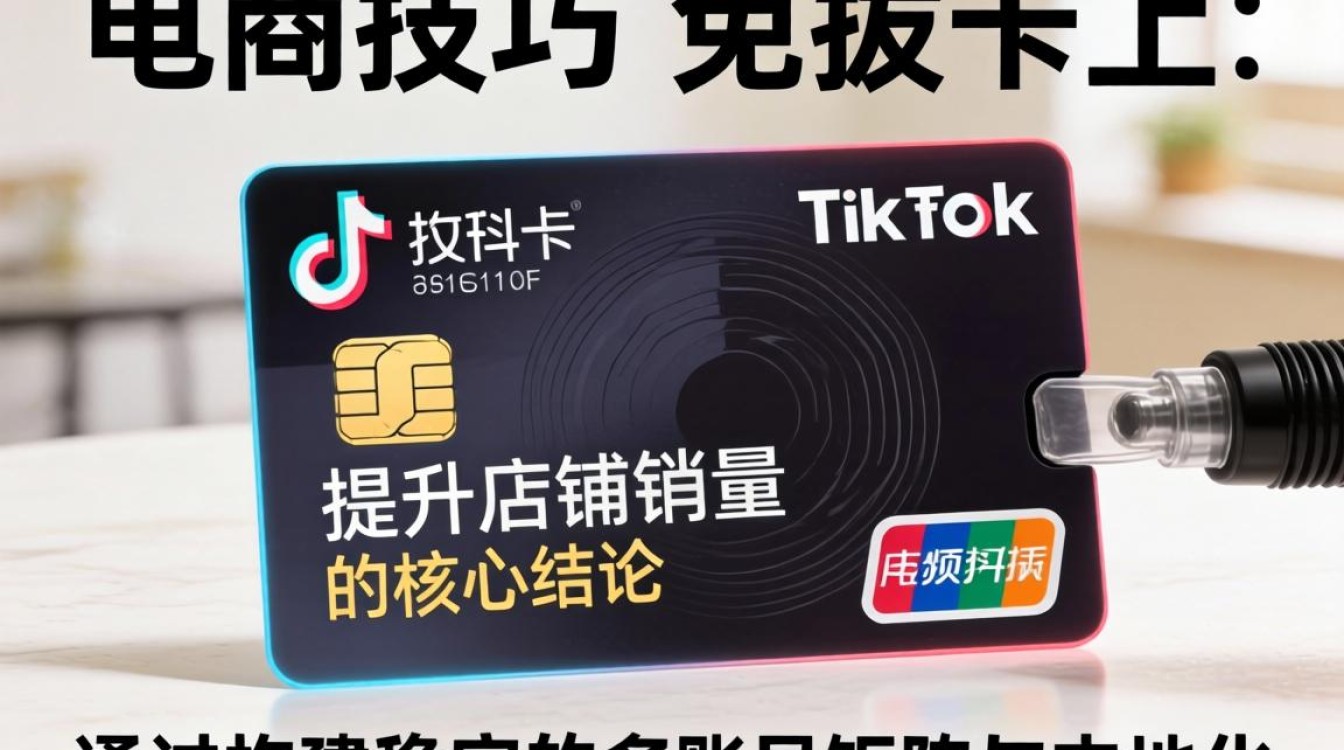 免拔卡上TikTok怎么提升店铺销量