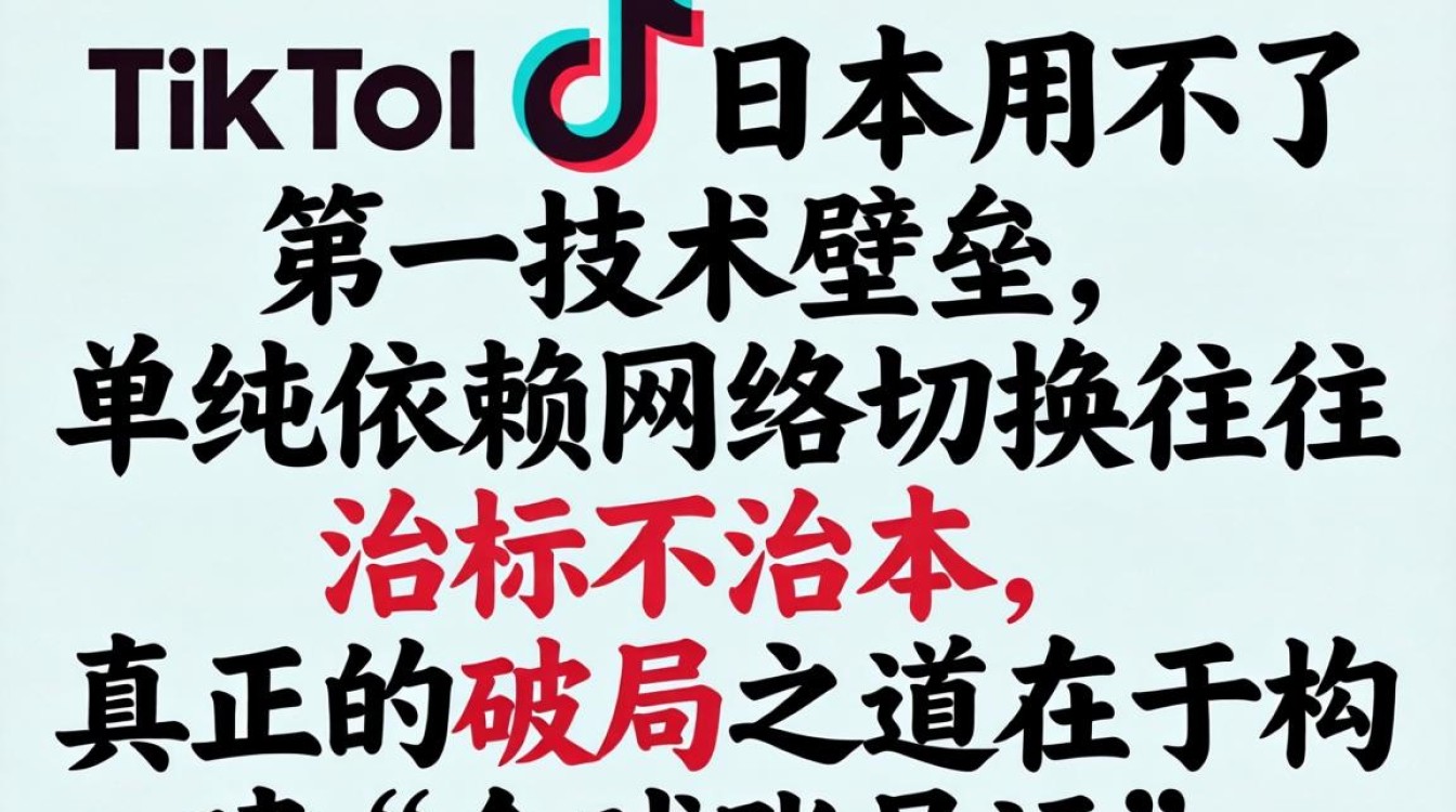 TikTok 日本用不了怎么办