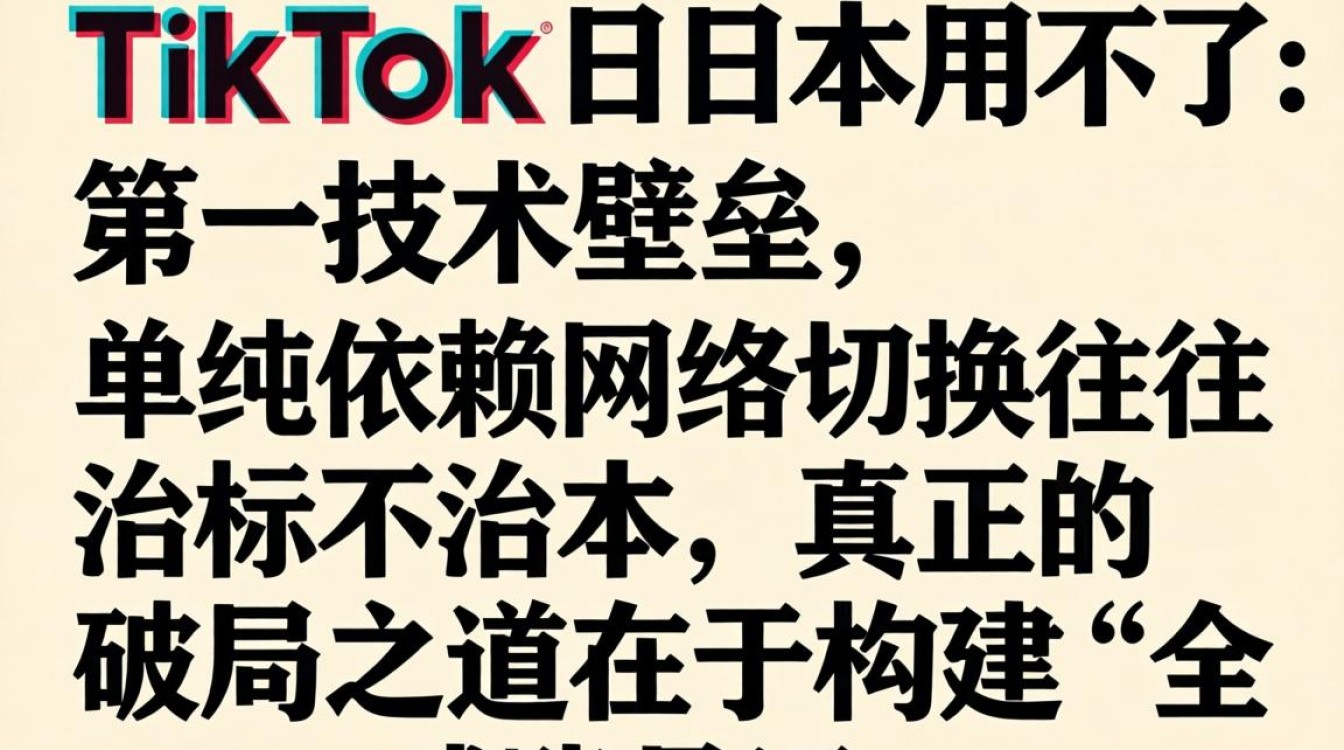TikTok 日本用不了怎么办
